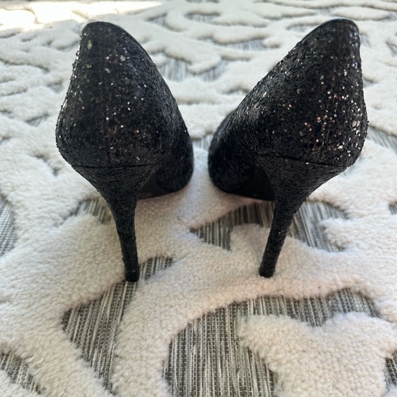 Sole Society Black Glitter Heel​ - Picture 3 of 4